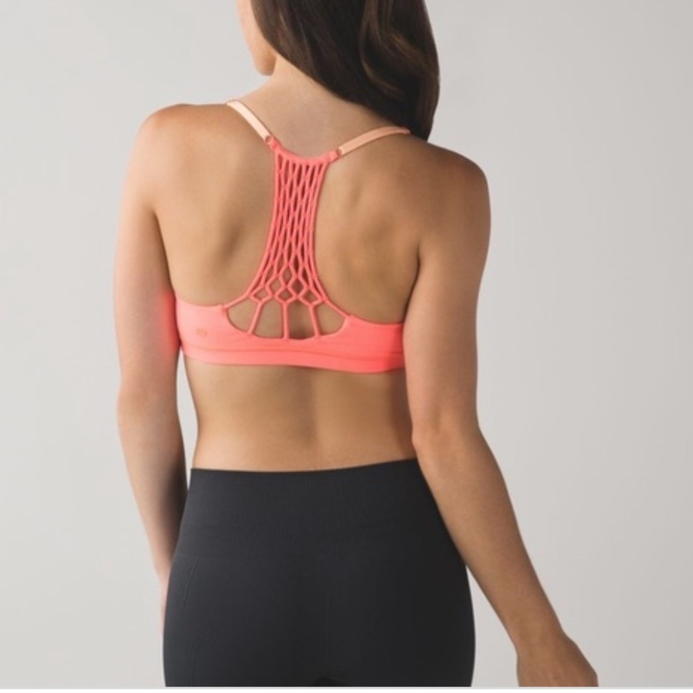 Lululemon Black Crochet bra size 4